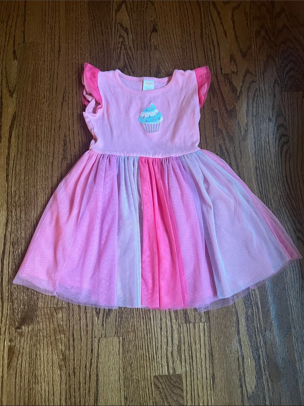 Gymboree Pink Ombre Cupcake Tulle Dress
